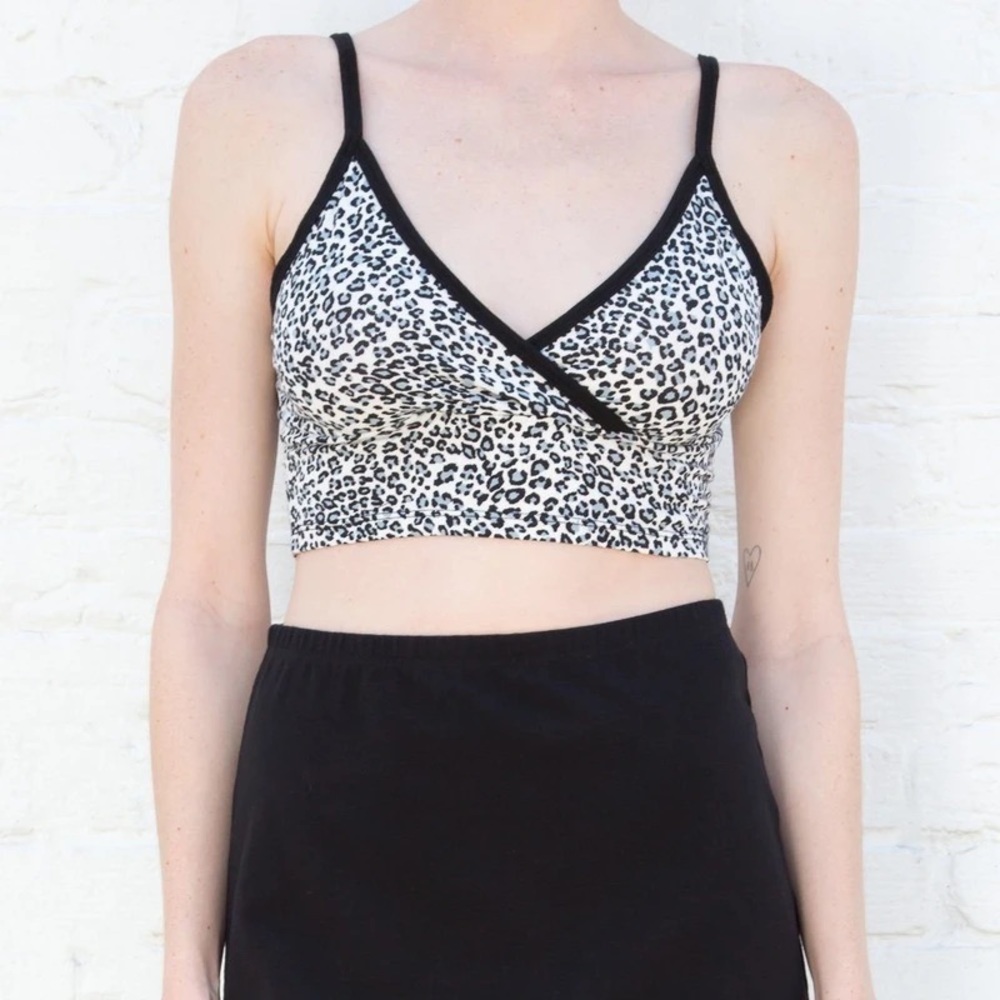 Brandy Melville Blue Leopard Amara Tank